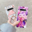 Marble splicing geometric electroplated mobile phone case Online Only