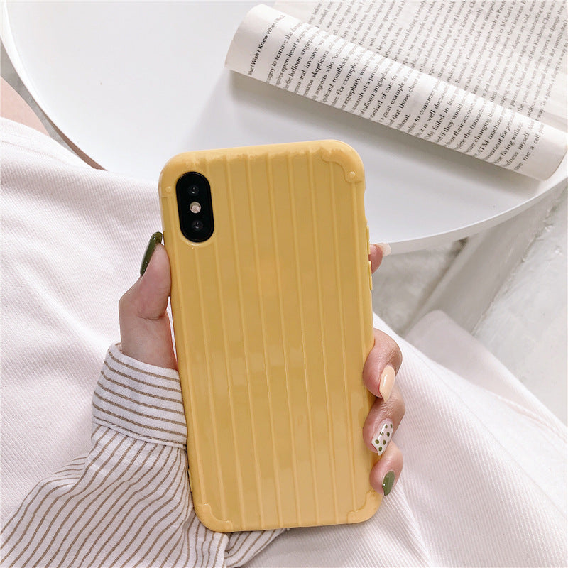 Solid color tpu suitcase phone case - MyMobile