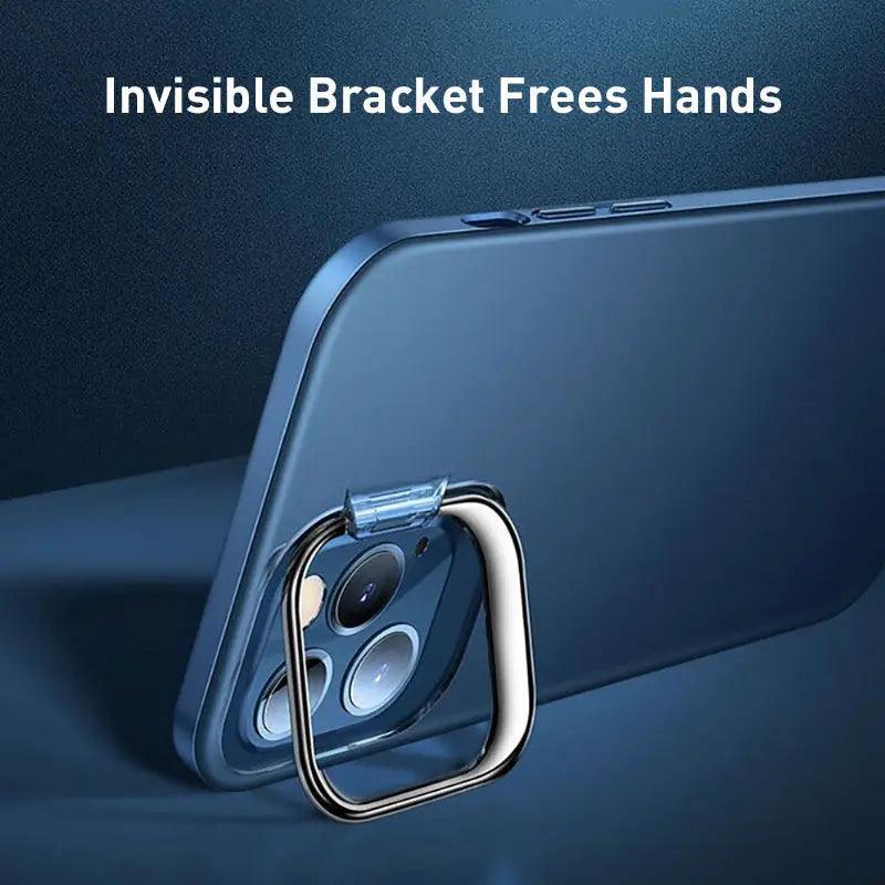 Invisible bracket mobile phone case is not yellow Online Only