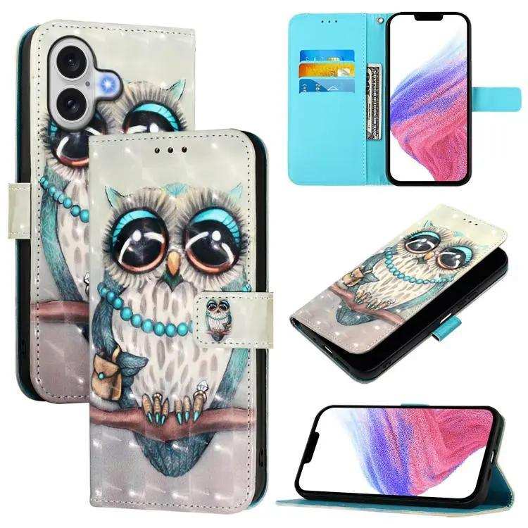 3D Painting Horizontal Flip Leather Phone Case MyMobile
