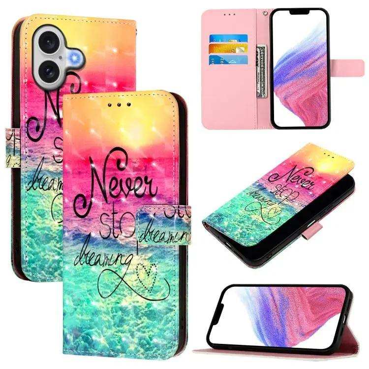 3D Painting Horizontal Flip Leather Phone Case MyMobile