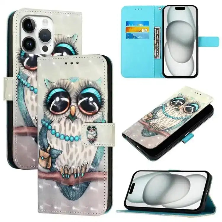 3D Painting Horizontal Flip Leather Phone Case MyMobile