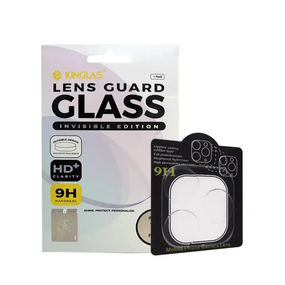 3D Partial Coverage HD Clear Camera Lens Protector Film for iPhone 17 Pro / 17 Pro Max Kinglas