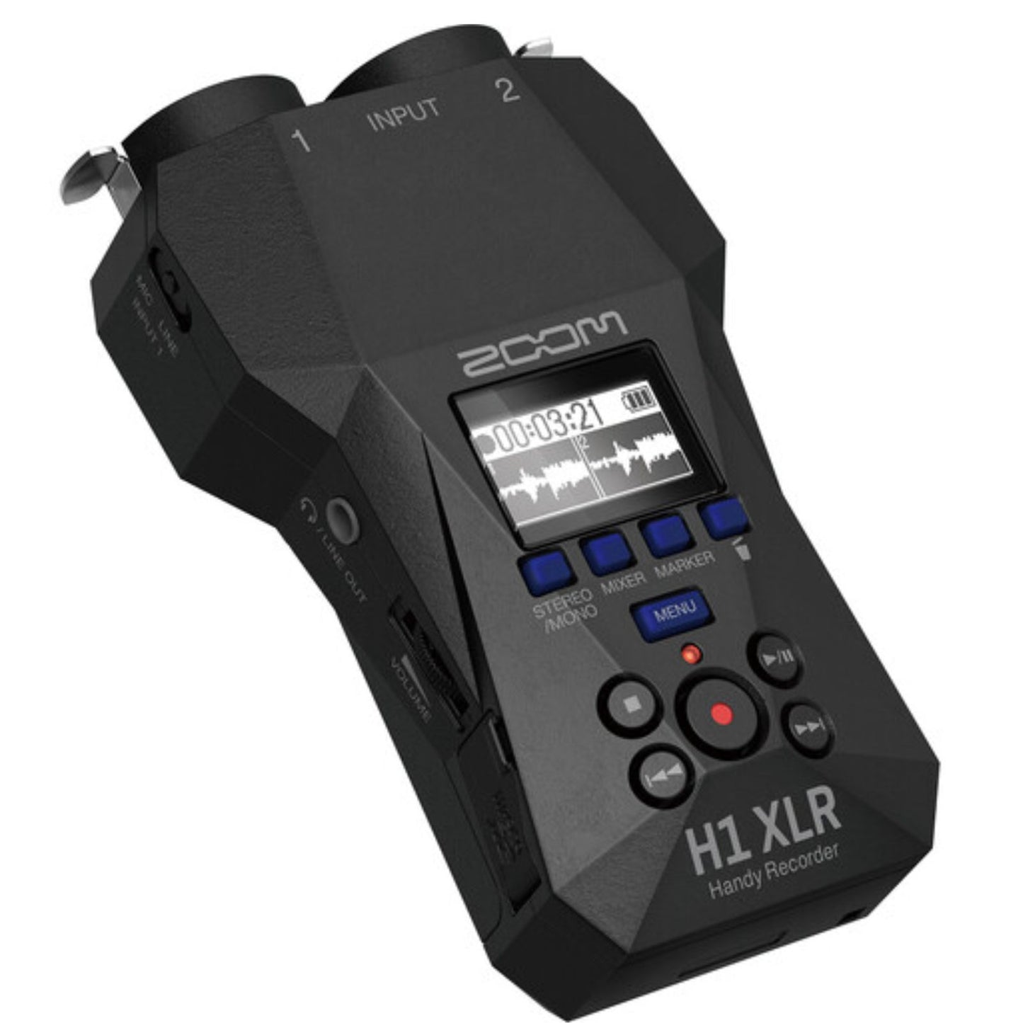 Zoom H1 XLR Portable Audio Recorder for Video