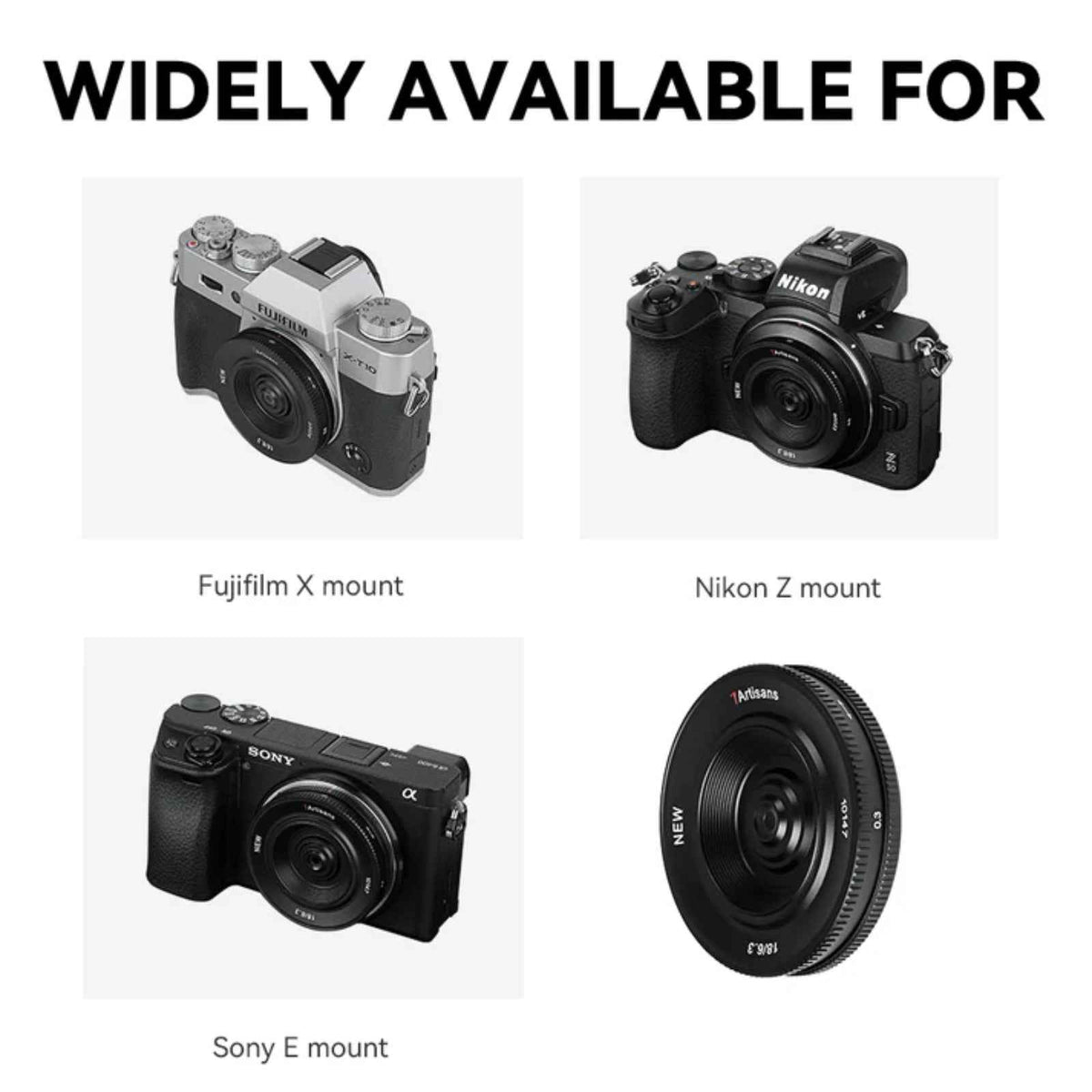 7Artisans 18mm f/6.3 UFO Lens (EOS M)