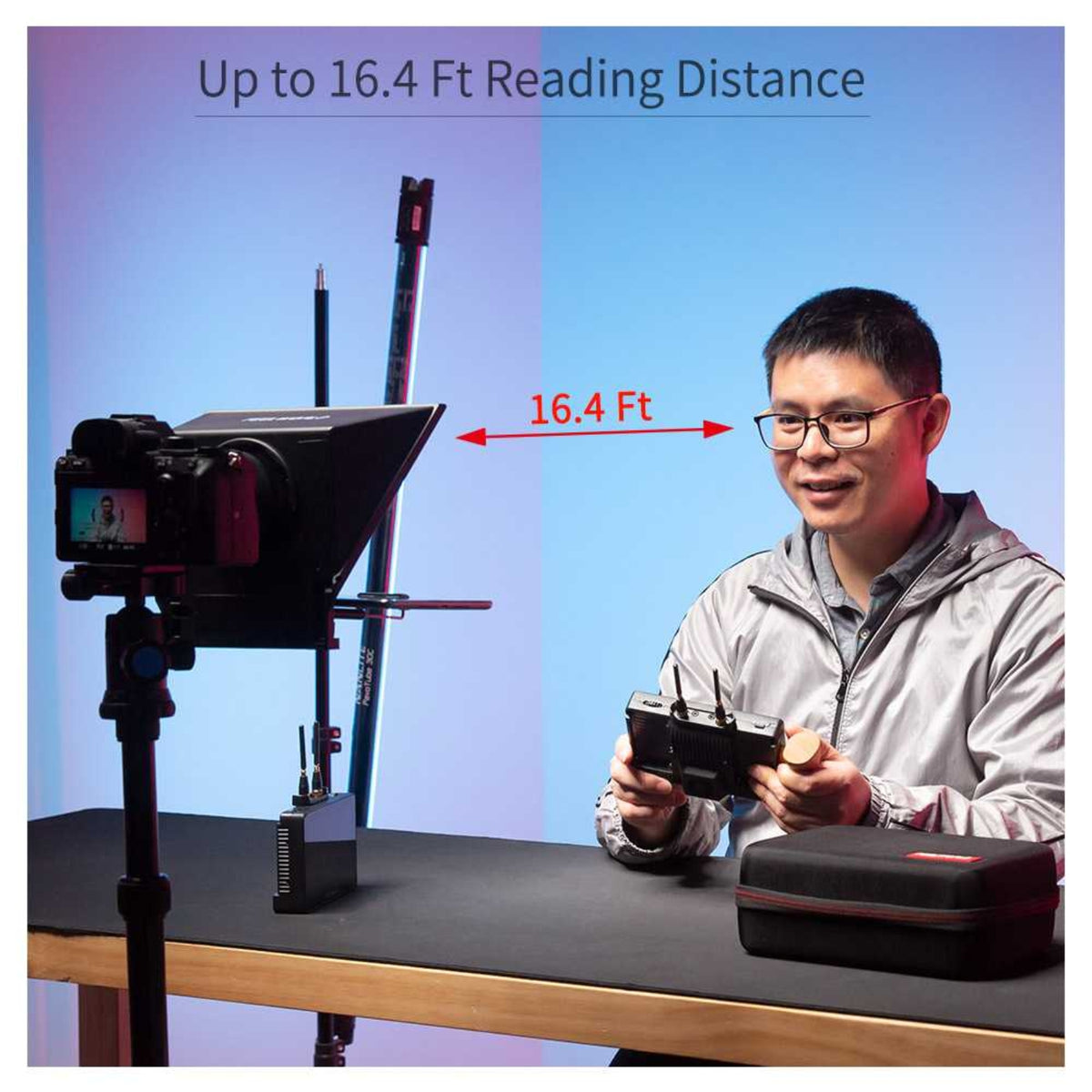 Feelworld TP2A Portable Teleprompter