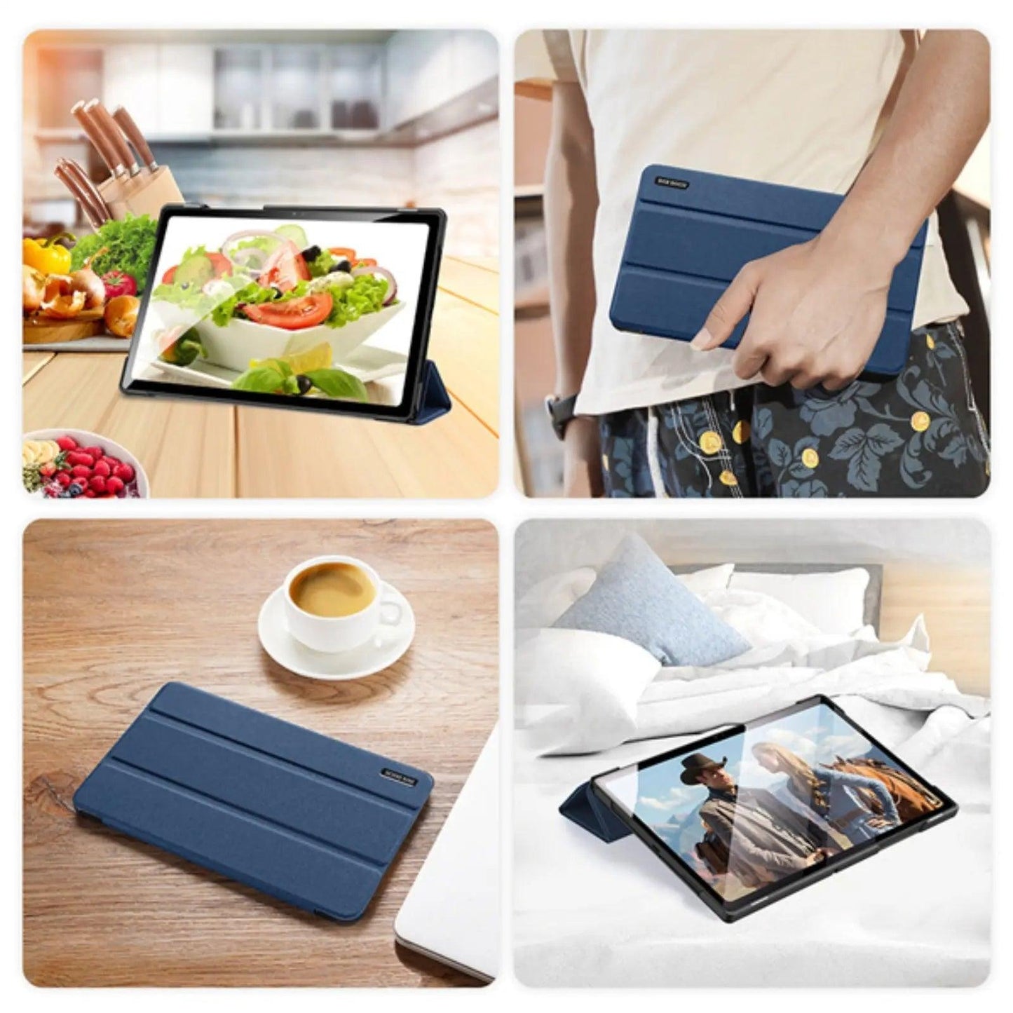 Dux Ducis Domo Series Case For Samsung Tab A 10.5 Blue