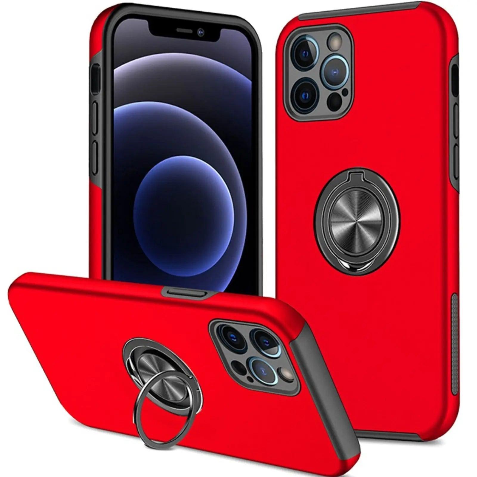 Magnetic Ring Holder Shockproof Cover Case For Iphone 14 Pro Max