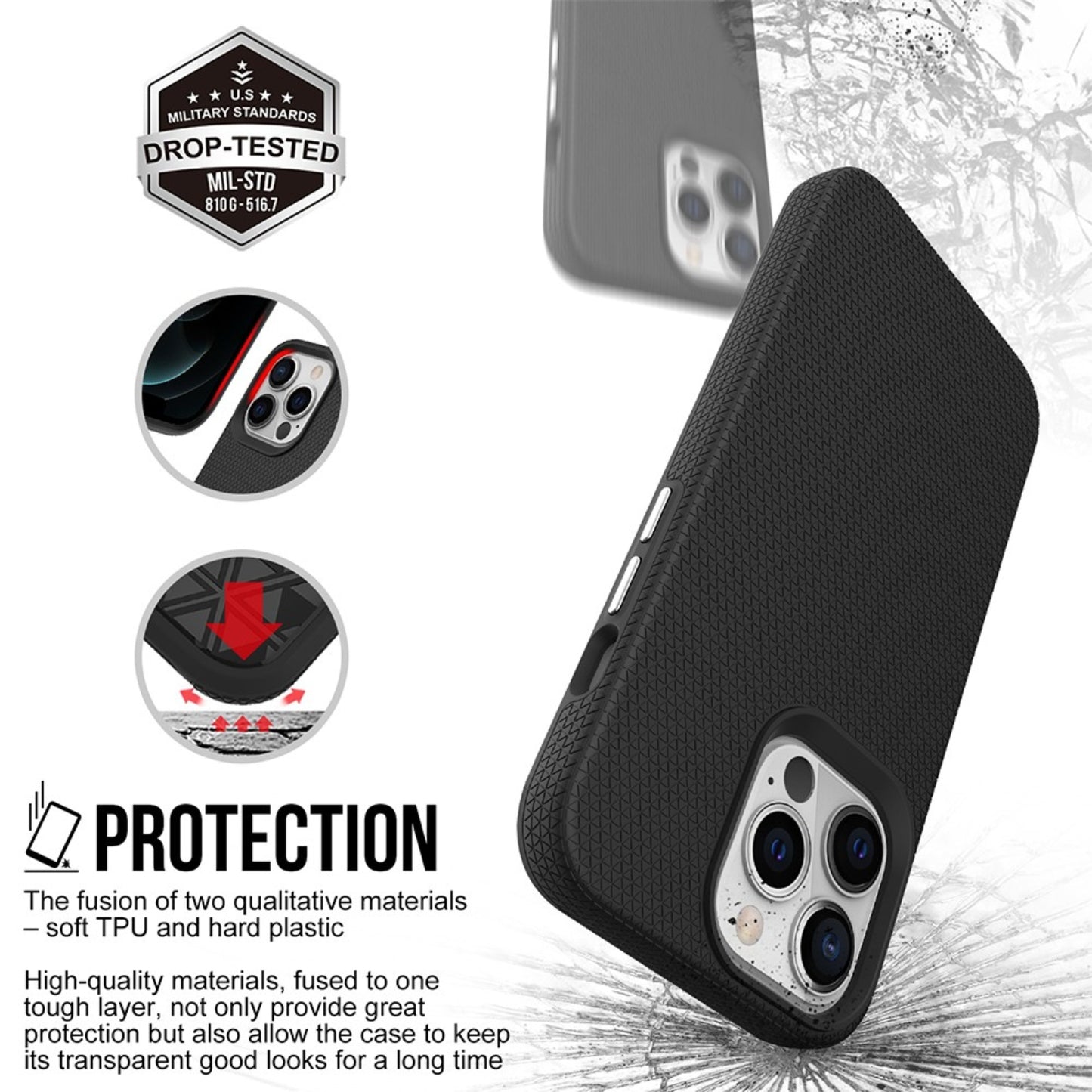Rhinos Rugged Shockproof Case For Iphone 14 Pro Max