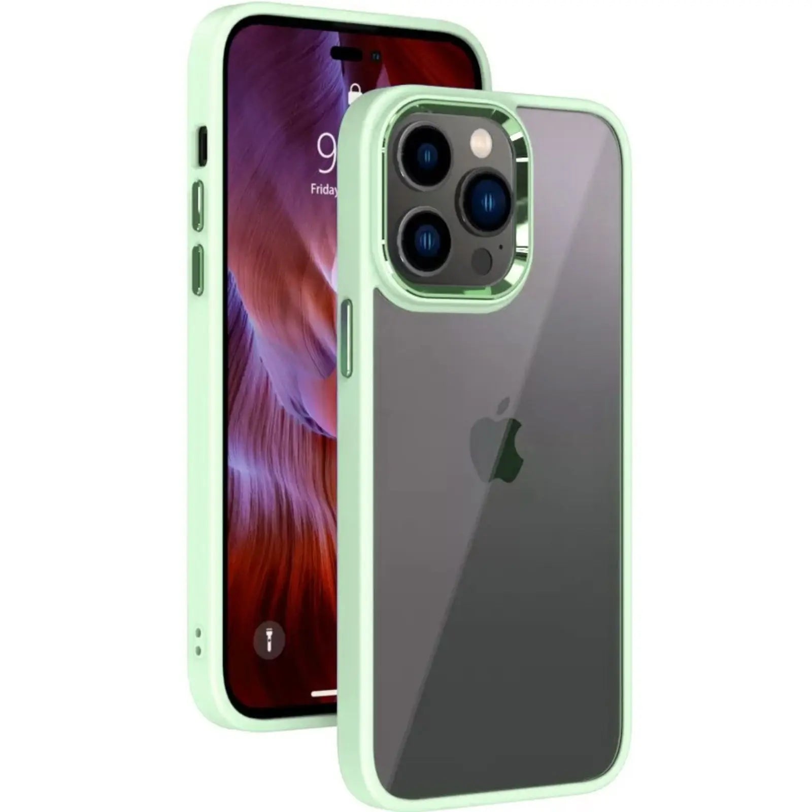 Metal Camera Lens Protection Pc Shockproof Case Cover For Iphone 14 Pro