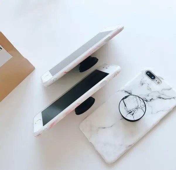 Frosted Marble Bracket Mobile Phone Shell Online Only