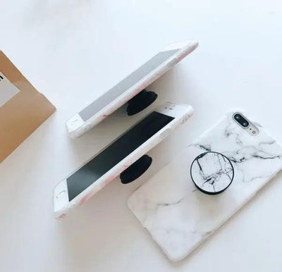 Frosted Marble Bracket Mobile Phone Shell Online Only