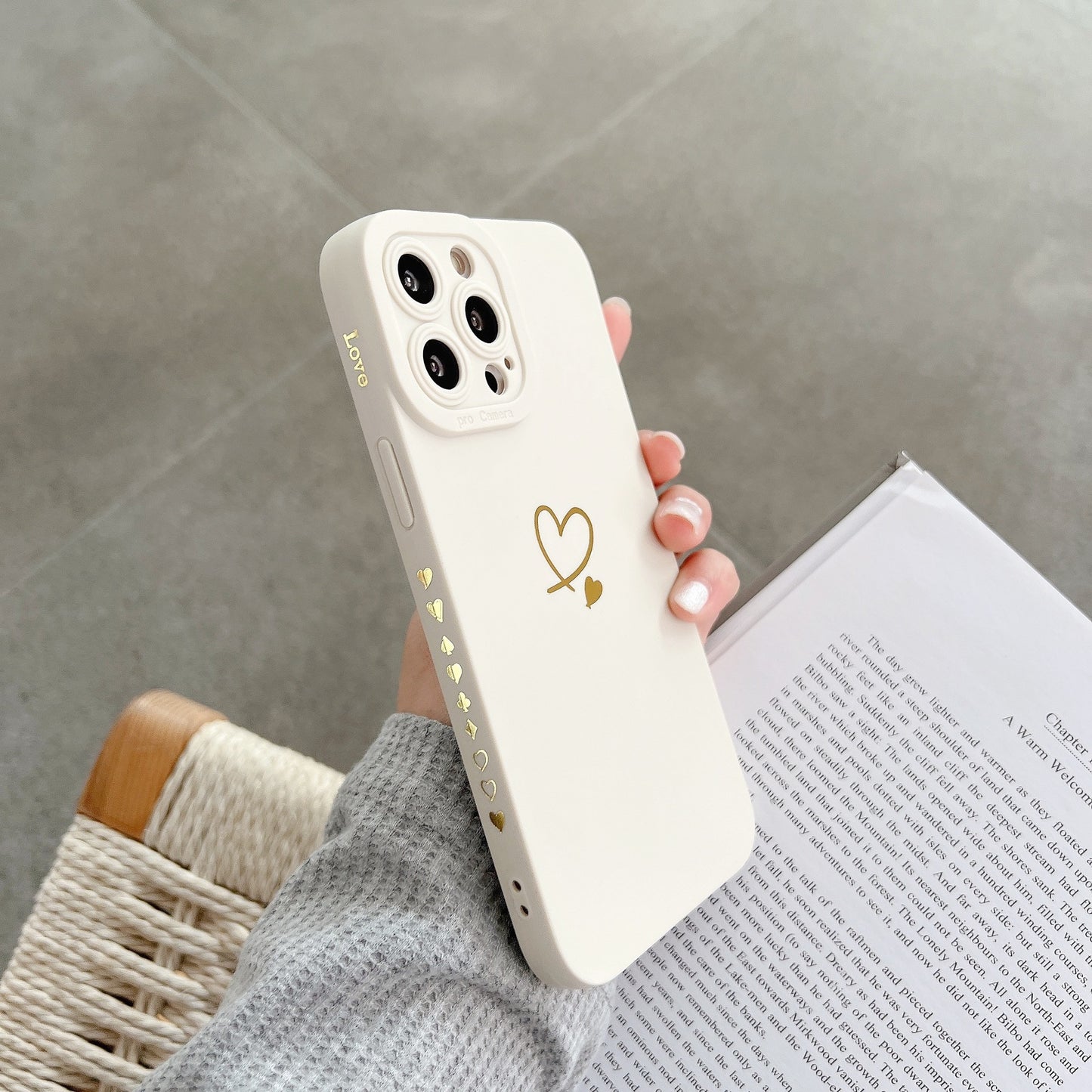 Soft Love Phone Case Shockproof Bumper Silicone Back Cover For iPhone 14