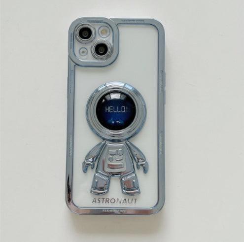 Ins Electroplating Three-dimensional Astronaut Mobile Phone Case - MyMobile