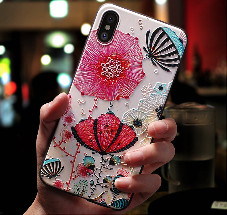 Mobile Phone Shell Chinese Style Embossed Frosted Soft Shell For Huawei P40