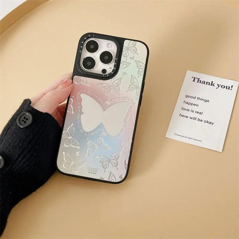 Ins Style Inspirational Letter Mirror Phone Case - MyMobile