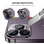 Kinglas 3D Silk Printing Camera Lens Protector Film for iPhone 15 Pro / 15 Pro Max