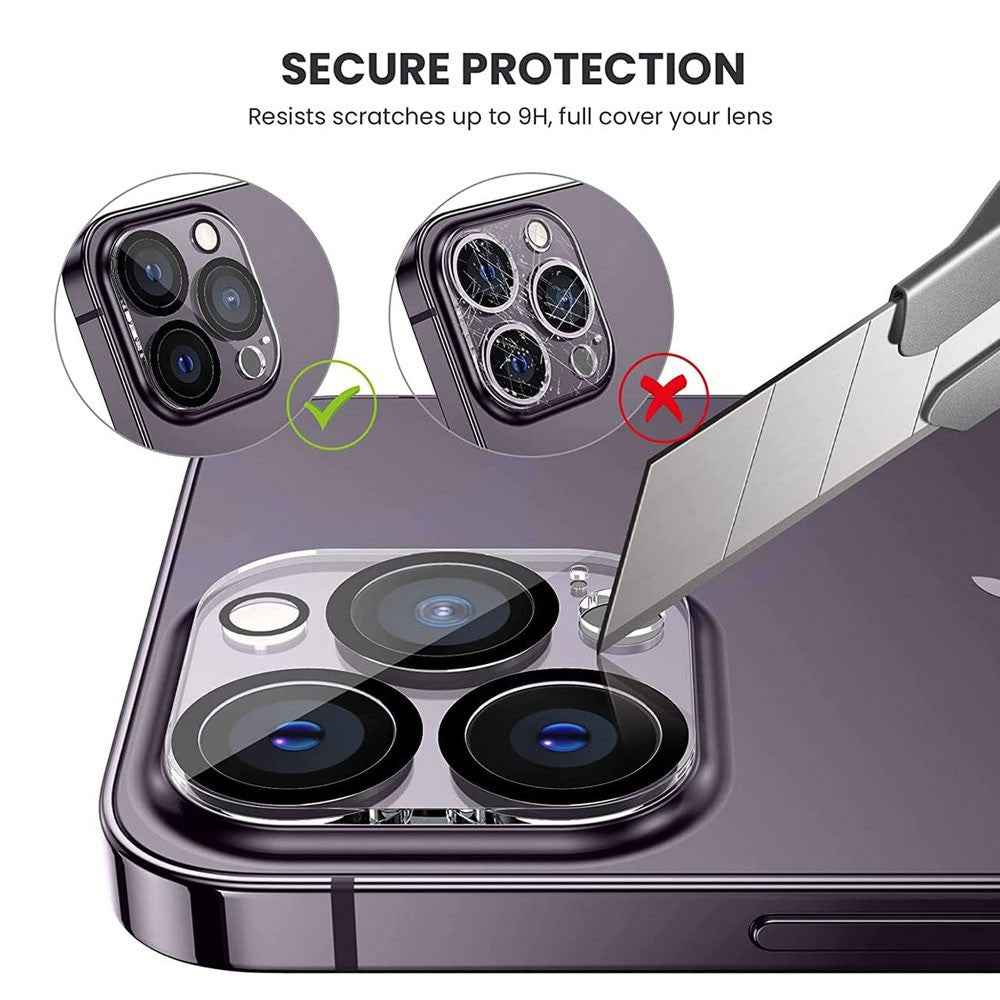 Kinglas 3D Silk Printing Camera Lens Protector Film for iPhone 15 Pro / 15 Pro Max