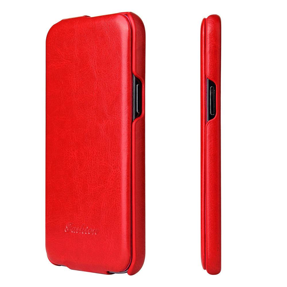 Mobile Phone Top And Bottom Flip Leather Case - MyMobile