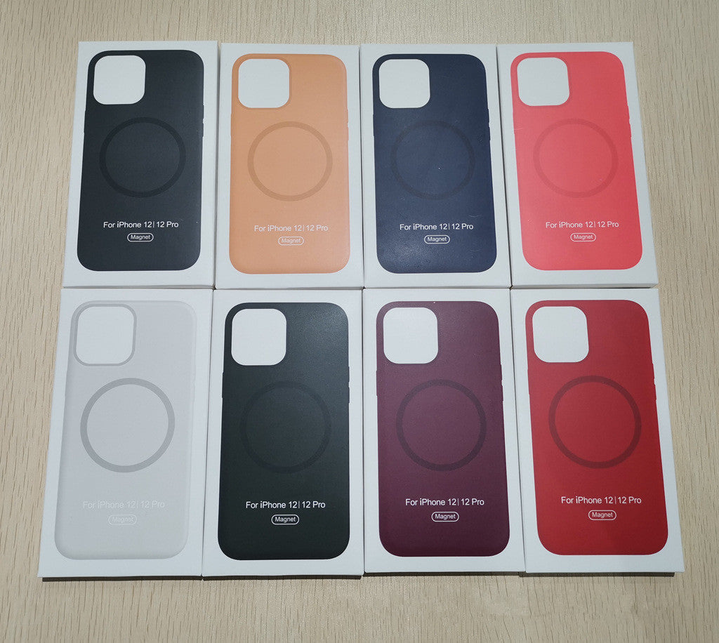 Magnetic Silicone Case For Liquid Silicone Magnetic Phone Case For iPhone 12, 13, 14 - MyMobile