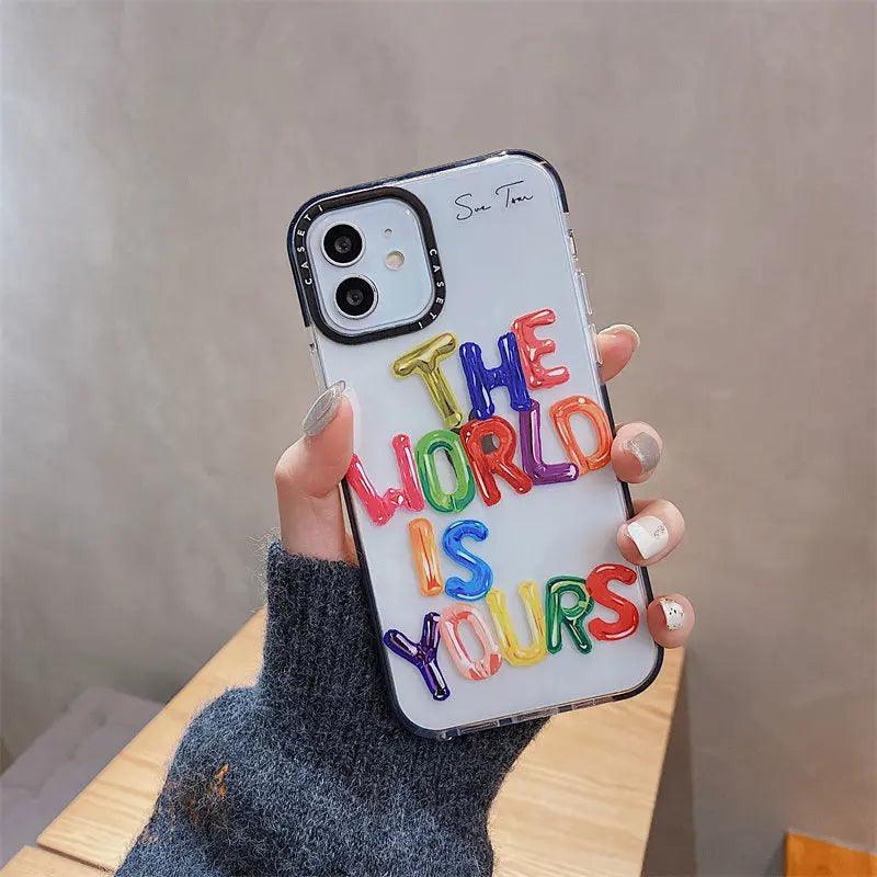 Graffiti Color Letters Creative Mobile Phone Case - MyMobile