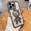 Ring Holder Transparent Silicone Phone Case For iPhone 14