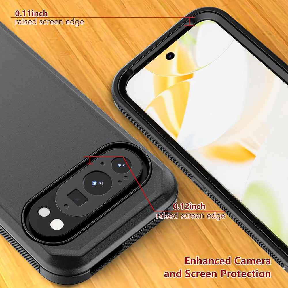 Shockproof Robot Armor Hard Plastic Case Cover with Belt Clip for Google Pixel 10 / 10 Pro