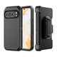 Shockproof Robot Armor Hard Plastic Case Cover with Belt Clip for Google Pixel 10 / 10 Pro