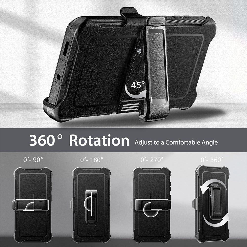 Shockproof Robot Armor Hard Plastic Case Cover with Belt Clip with Magnetic Ring for Samsung Galaxy S26 Plus
