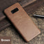 Vintage matte leather case For Samsung Galaxy S8