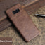 Vintage matte leather case For Samsung Galaxy S8