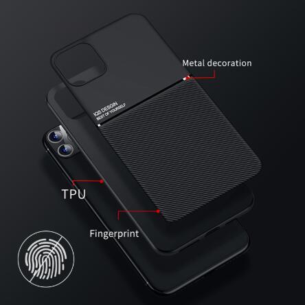 Compatible With Apple, Car Magetic Leather Texture Case For iPhone 14