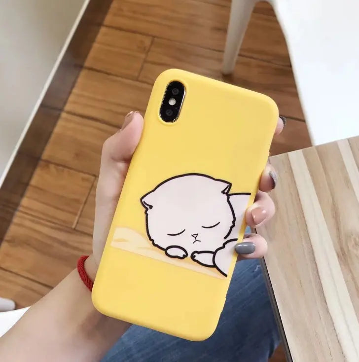 Compatible With Apple, Funny Cartoon Giraffe Phone Case For 7 8 Plus TPU Silicone Back Cover For X XR XS Max 6 6S Plus Soft Cases Online Only