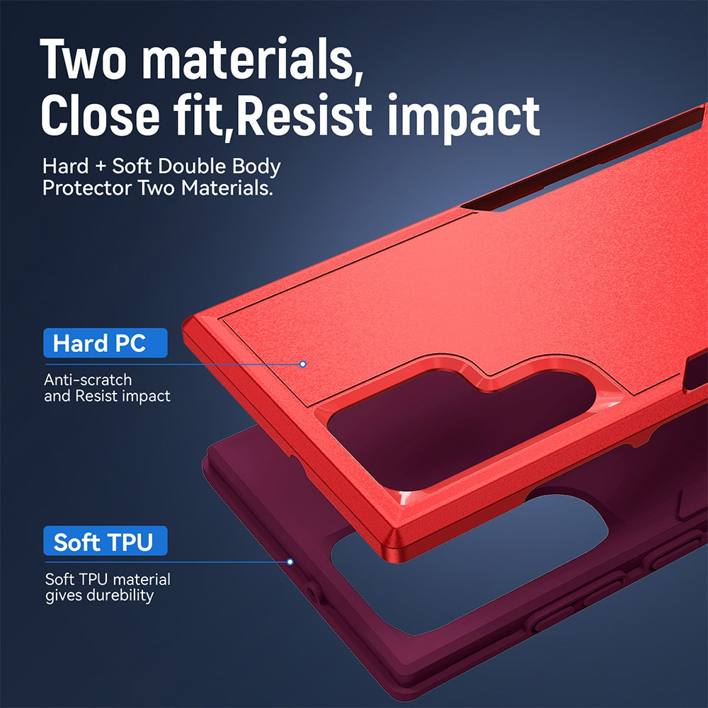 Dual Layer Shockproof Case Cover for Samsung Galaxy S23 Ultra