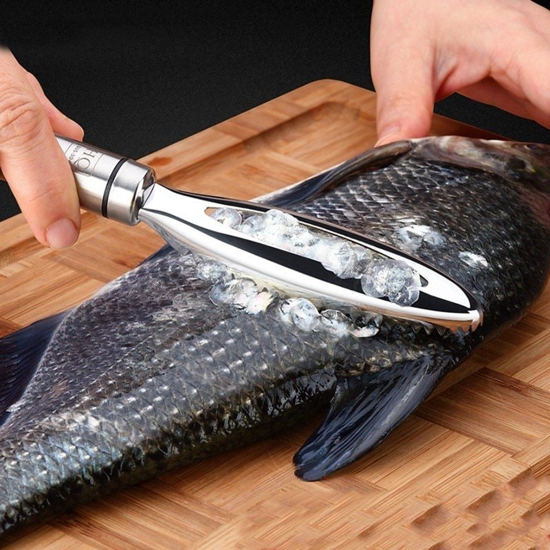 430 Stainless Steel Scale Removing Artifact Fish Killing Tool Kitchen Gadgets - MyMobile