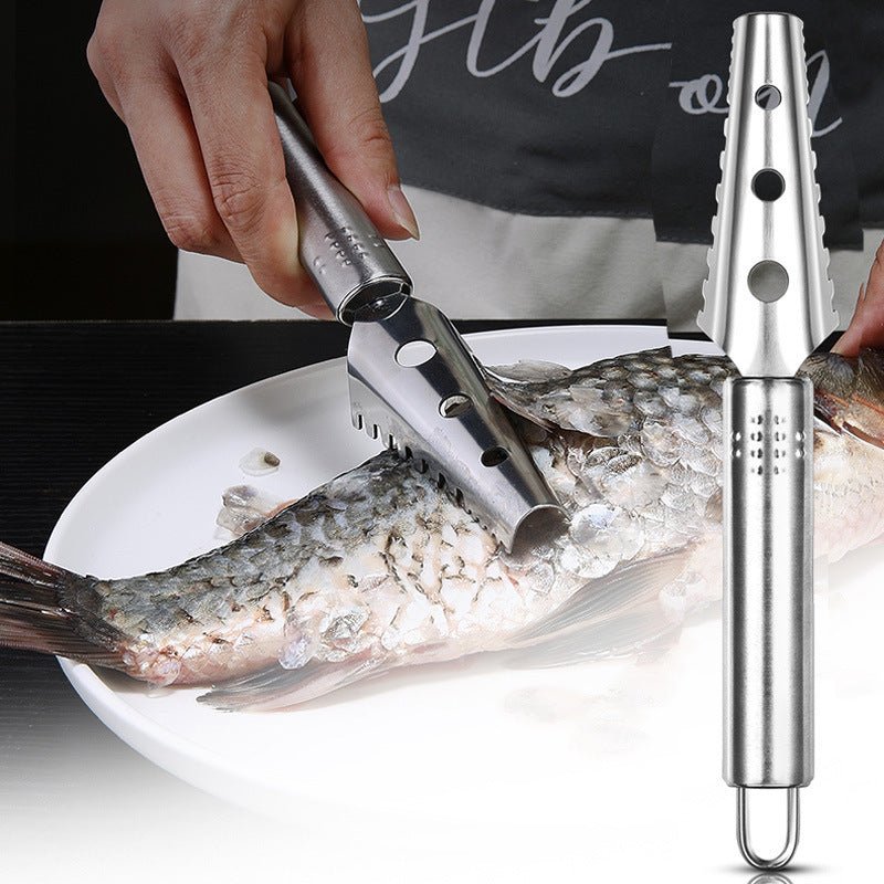 430 Stainless Steel Scale Removing Artifact Fish Killing Tool Kitchen Gadgets - MyMobile