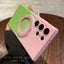 Creative Built-in Lens Film Gradient Magnetic Phone Case For Samsung Galaxy S24