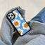 Creative And Simple Flower Plush Phone Case For iPhone 15