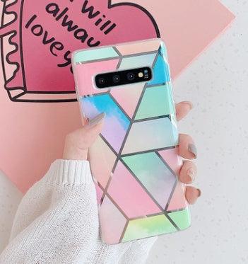 Retro geometric marble mobile phone case - MyMobile