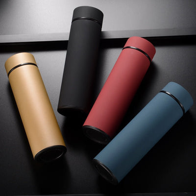 450ml Stainless Steel Water Bottle Double Wall Vacuum Insulated Business Travel Sport Outdoor Water Bottle - MyMobile