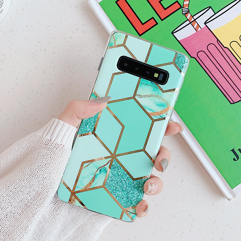 Mosaic marble mobile phone case For Samsung Galaxy A series