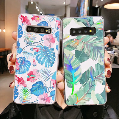 Laser Canna leaf mobile phone case Online Only