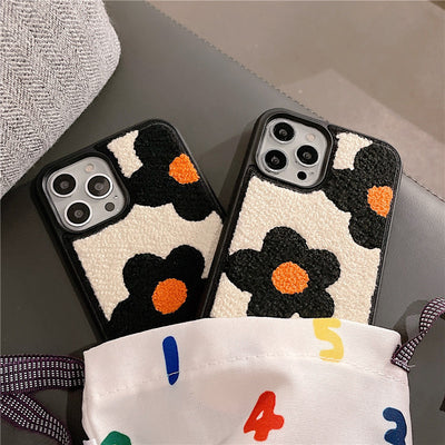 Mobile Phone Case New Flannel Soft Shell For iPhone 15