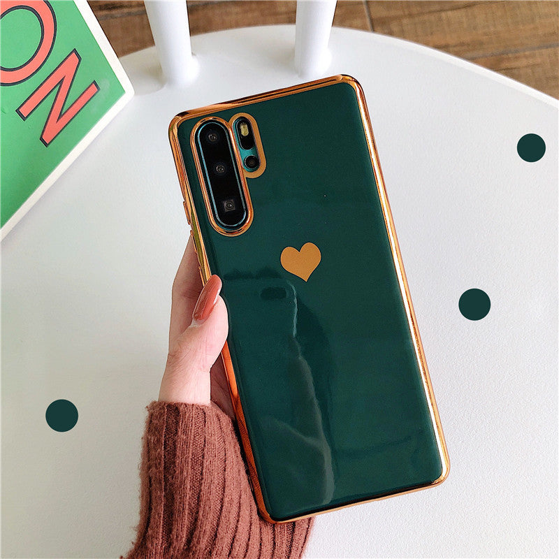 Electroplating love phone case For Huawei Mate 30