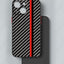 Carbon Fiber Patterned Anti Drop Phone Case For iPhone 15