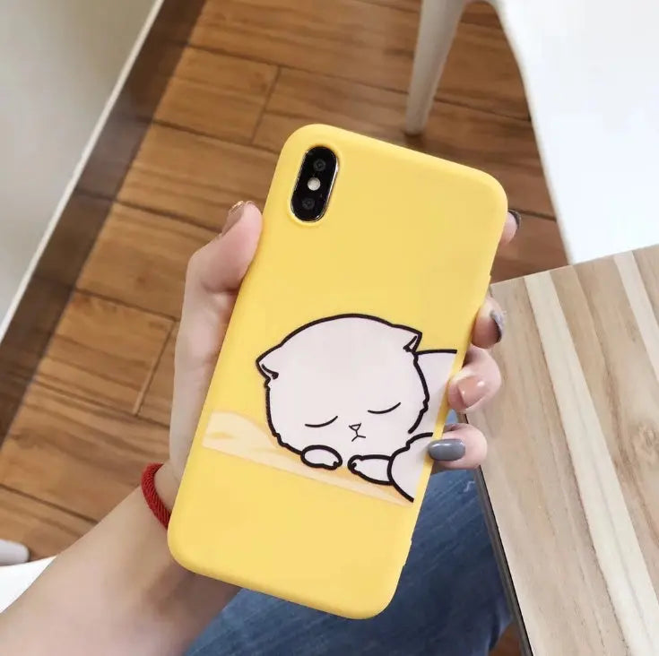 Compatible With Apple, Funny Cartoon Giraffe Phone Case For 7 8 Plus TPU Silicone Back Cover For X XR XS Max 6 6S Plus Soft Cases Online Only