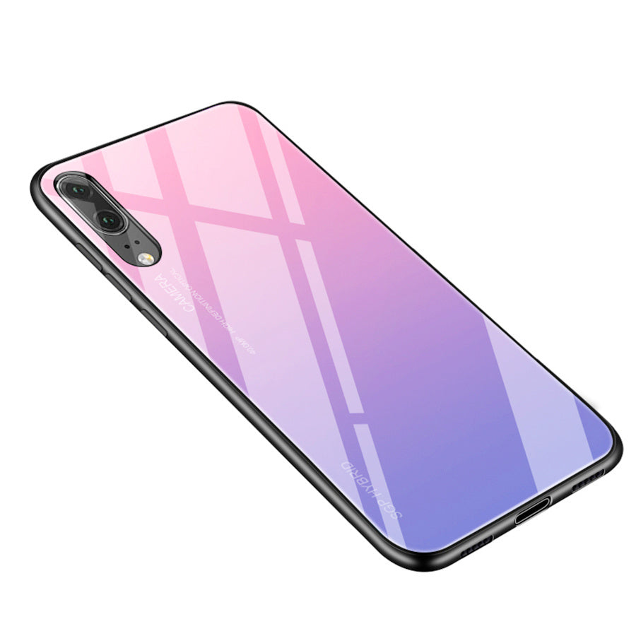 Gradient glass phone case For Huawei Mate 20 Pro