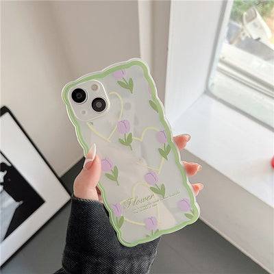 Big Wave Flower Phone Case For iPhone 14