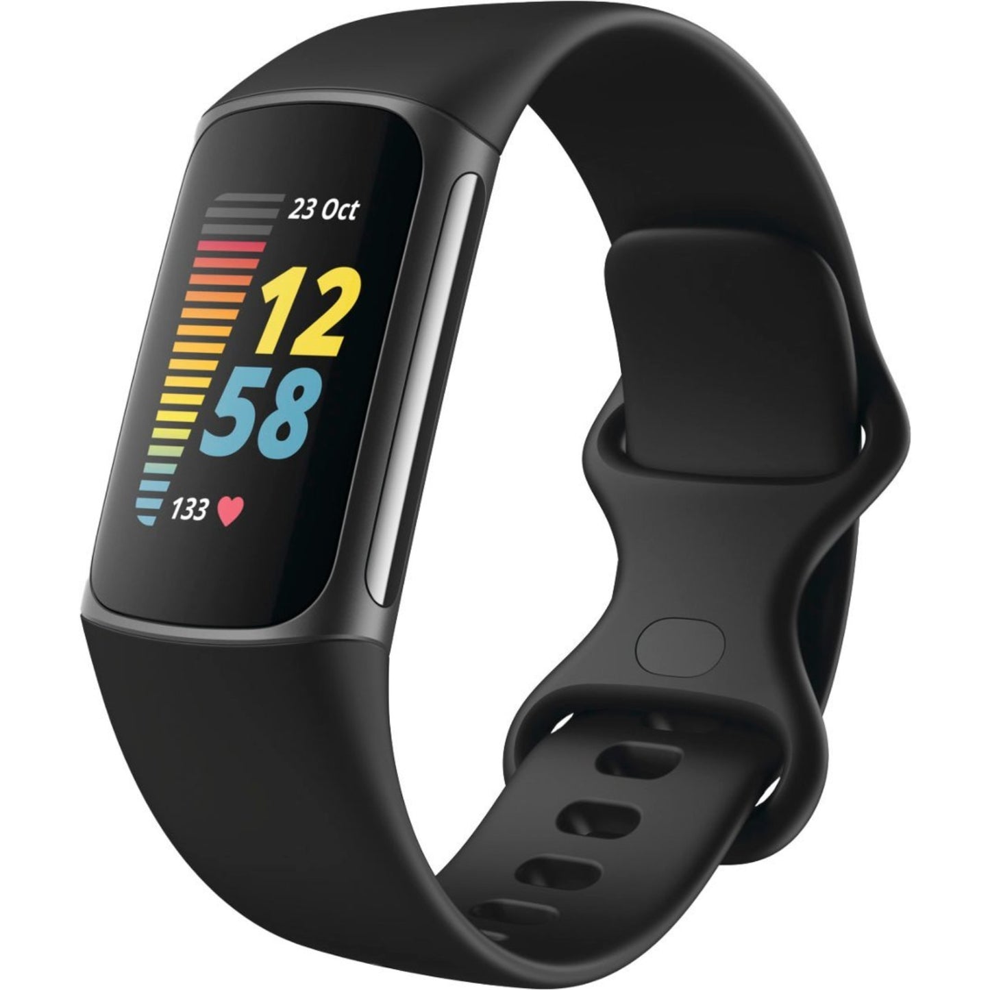 Fitbit Charge 5 Tracker Soft Graphite w/Black Band - MyMobile