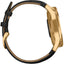 Garmin Vivomove Luxe Gold W/Black Leather Band - MyMobile